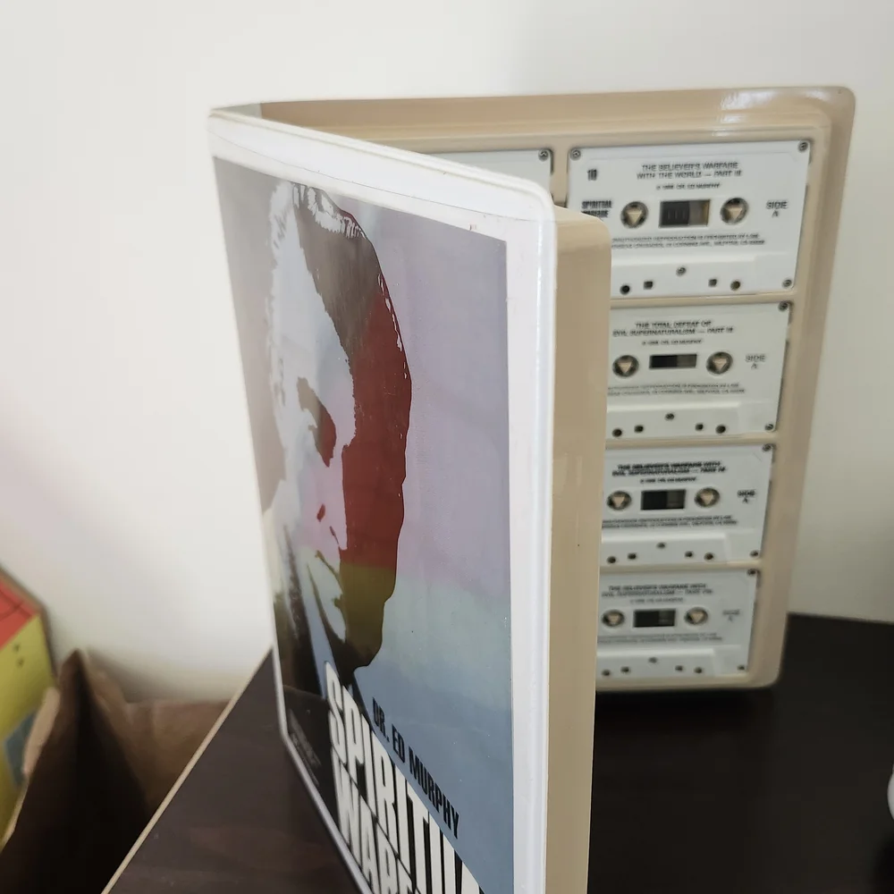Vintage Rare Dr. Ed Murphy Spiritual Warfare Cassette Tape Set Set Of 16.